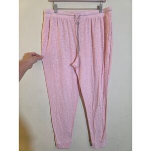 Kensie Womens Pink Star Print Pajama Jogger Pants XL R3820725
